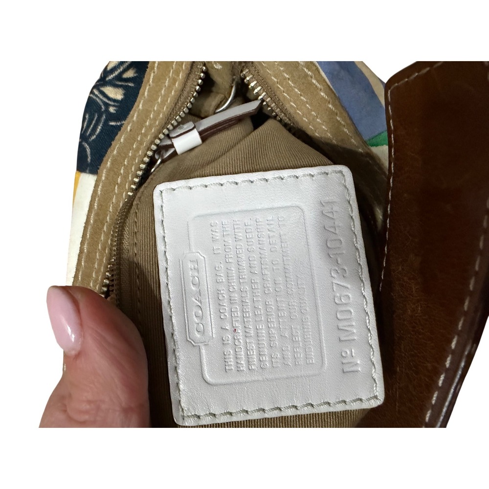 Coach Ergo Patchwork Multicolor Canvas Leather Ho… - image 8